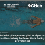 Poslední týden provozu před letní pauzou nabídne chebský bazén rozšířené hodiny pro veřejnost