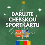 Chebská sportkarta v dárkové obálce – ideální dárek pod stromeček